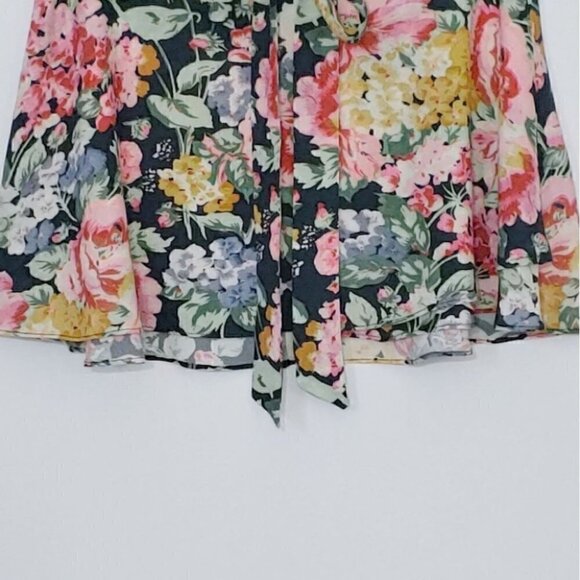 NWT ZARA Floral faux wrap Dora mini skirt - Picture 4 of 13